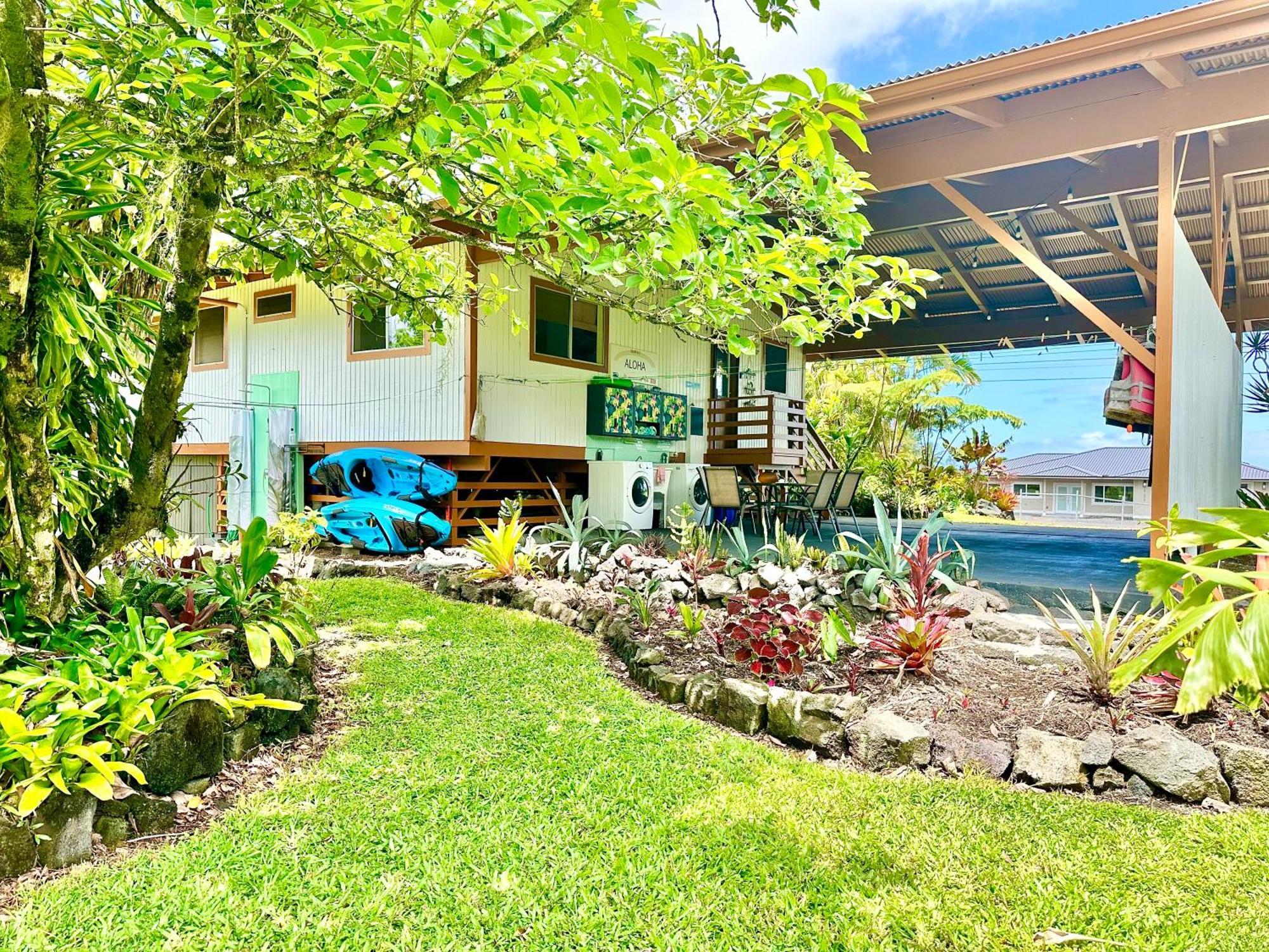 Puna Zen Botanical Garden Retreat Keaau Buitenkant foto